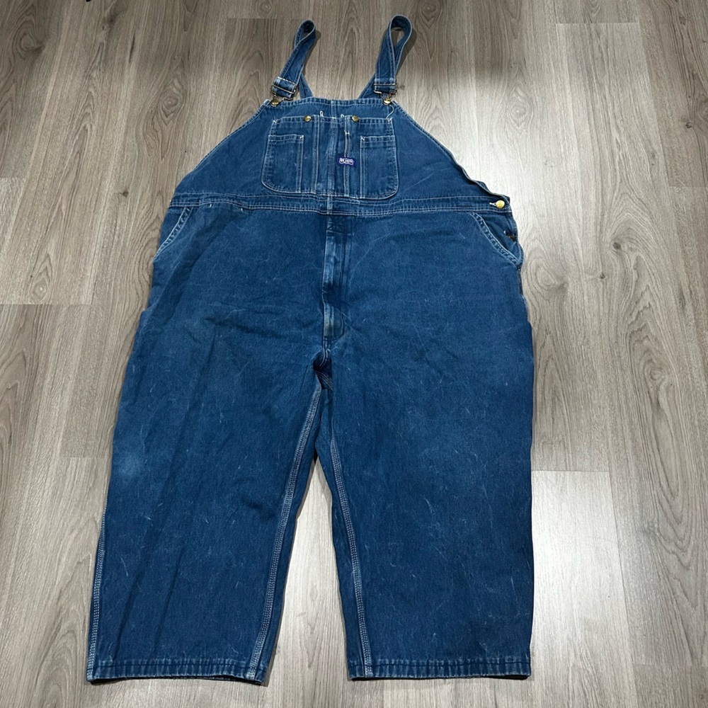 Vintage Blue Denim Overalls